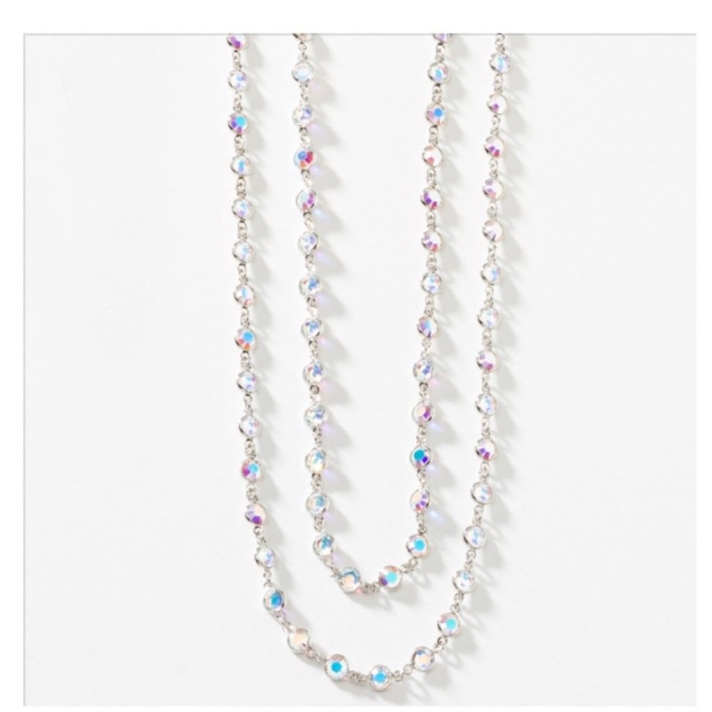 Iridescent Beaded Necklace